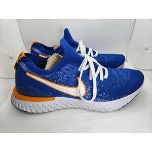 Nike Epic React Flyknit 2 Shoes Men's 13 Blue Running Athletic Workout Sneakers